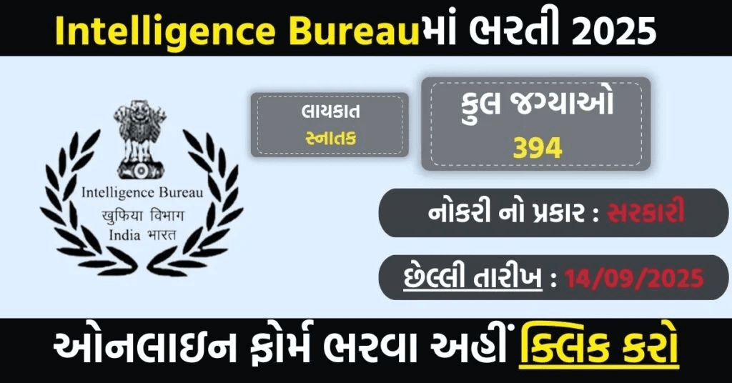 IB Junior Intelligence Officer Recruitment 2025 – ...