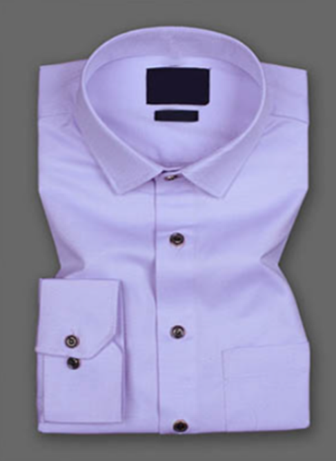 Solid Lavender Super Premium Cotton Shirt