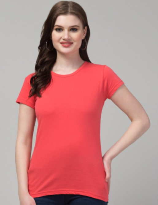Round Neck Pure Cotton Casual T-shirt
